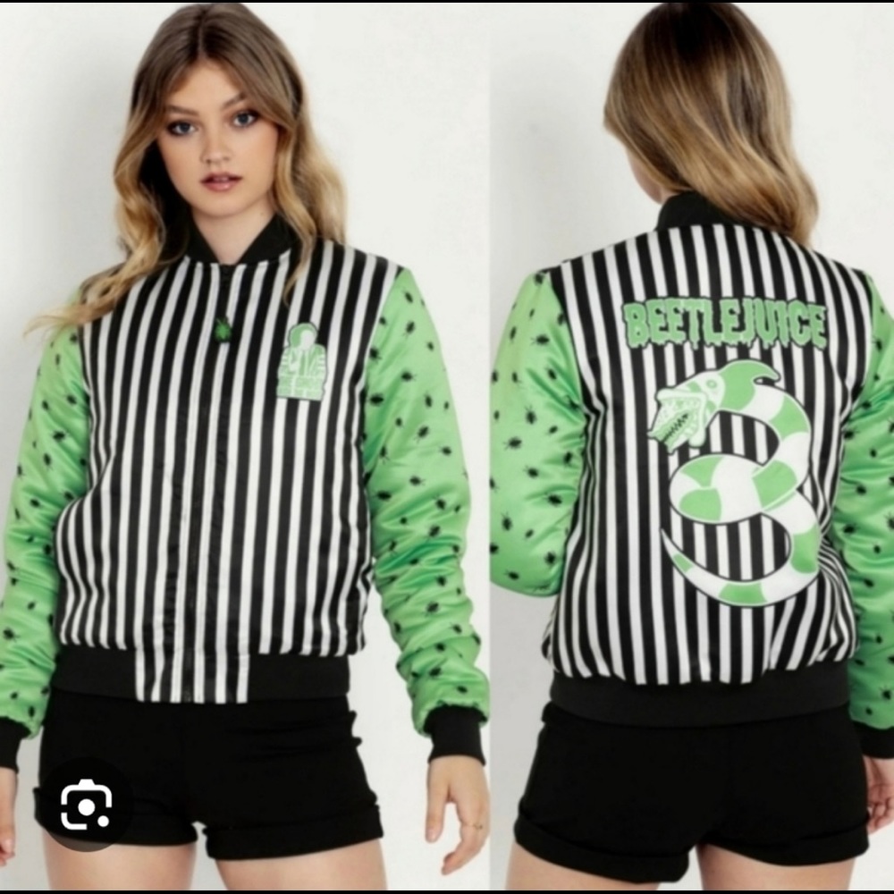 BlackMilk Beetlejuice Limited Edition Bomber NWT